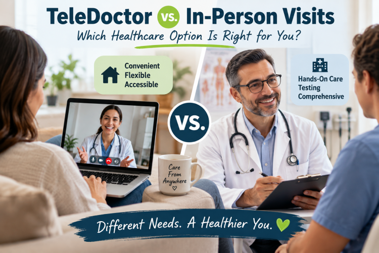 Teledoctor Vs. In-Person Visits: Which Healthcare Option Is Right For You?